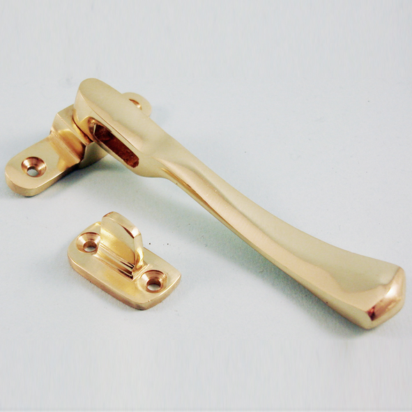 THD175/PB • Polished Brass • Victorian Wedge Casement Fastener